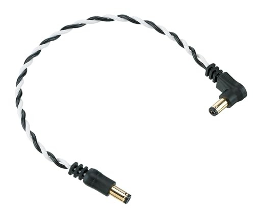 Ibanez Twisted Pair DC Cable White & Black 20cm DCT08-BWH From Japan