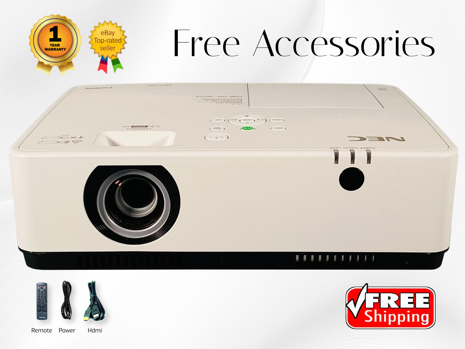 NEC ME372W Projector 4K 3LCD 3700 Lumens USB Viewer 2160p + 1 Year Warranty ✅
