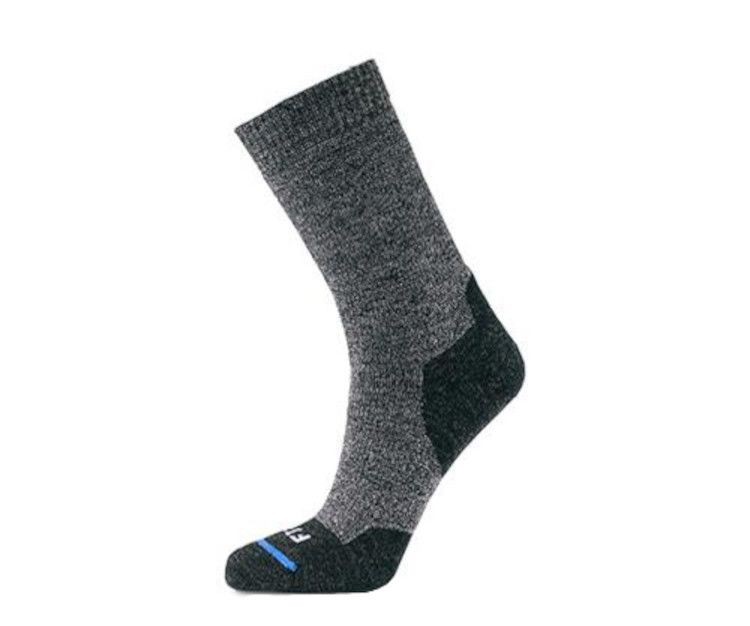 Fits Medium Hiker Crew Socks, Coal, XX-Large