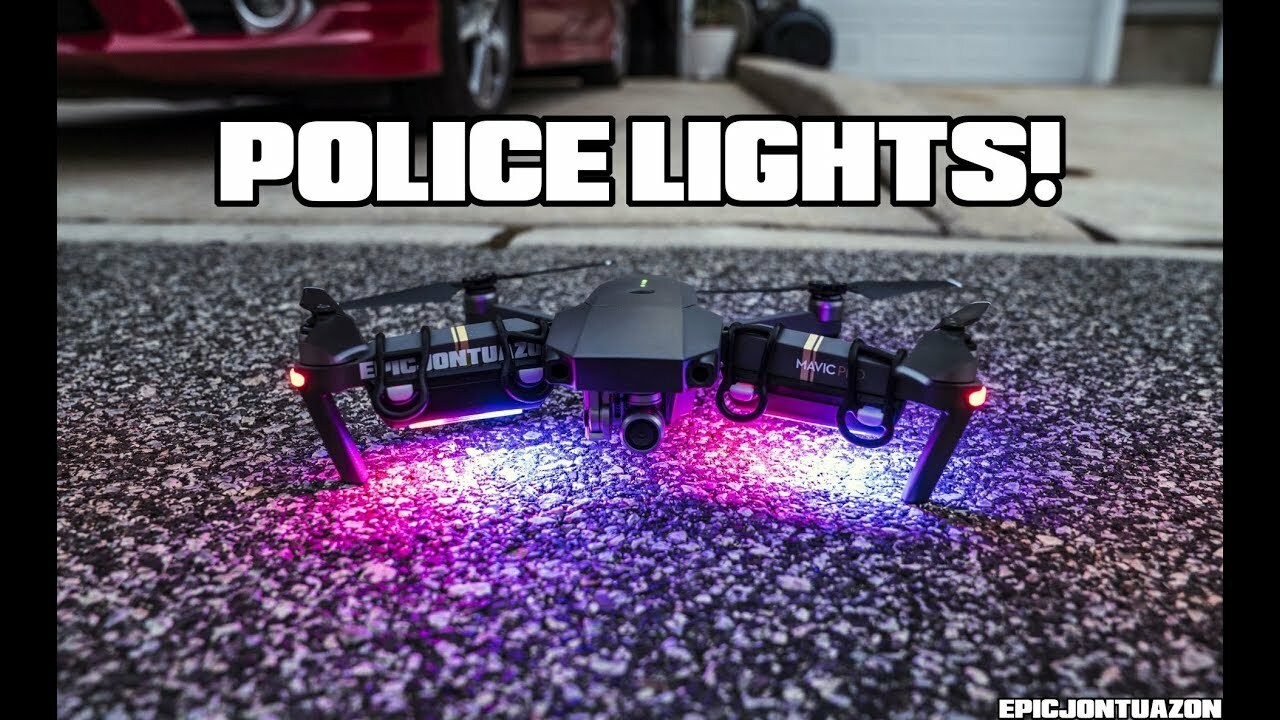 2 Pack Police STROBE Anti Collision Lights for DJI Mavic 3 Pro Combo  / Classic