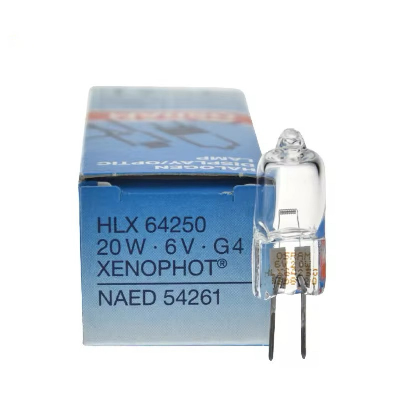 Osram HLX64250 6V20W G4 XENOPHOT Optical Instrument Halogen Bulb Microscope Lamp