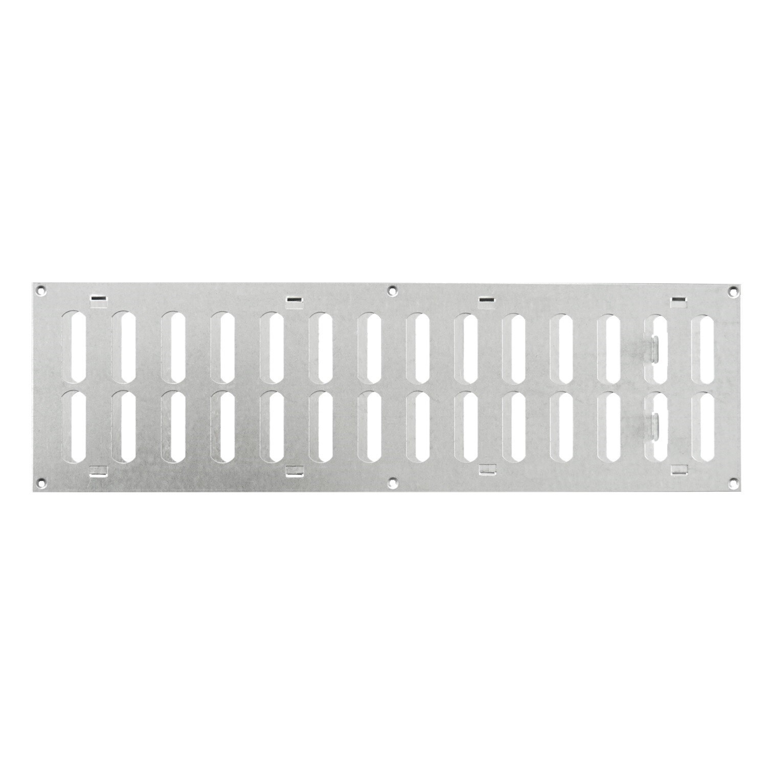 Galvanized Steel Grid Aerator 500mm x 150mm With Flat Duct Switch