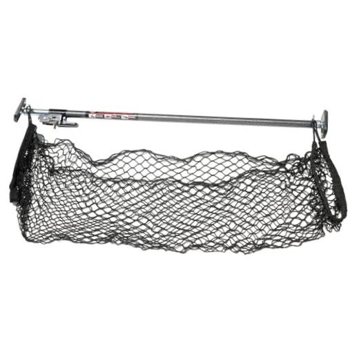 Ratcheting Cargo Bar - Rubber, Black/Silver, Adjustable from Cargo Bar w/ Net
