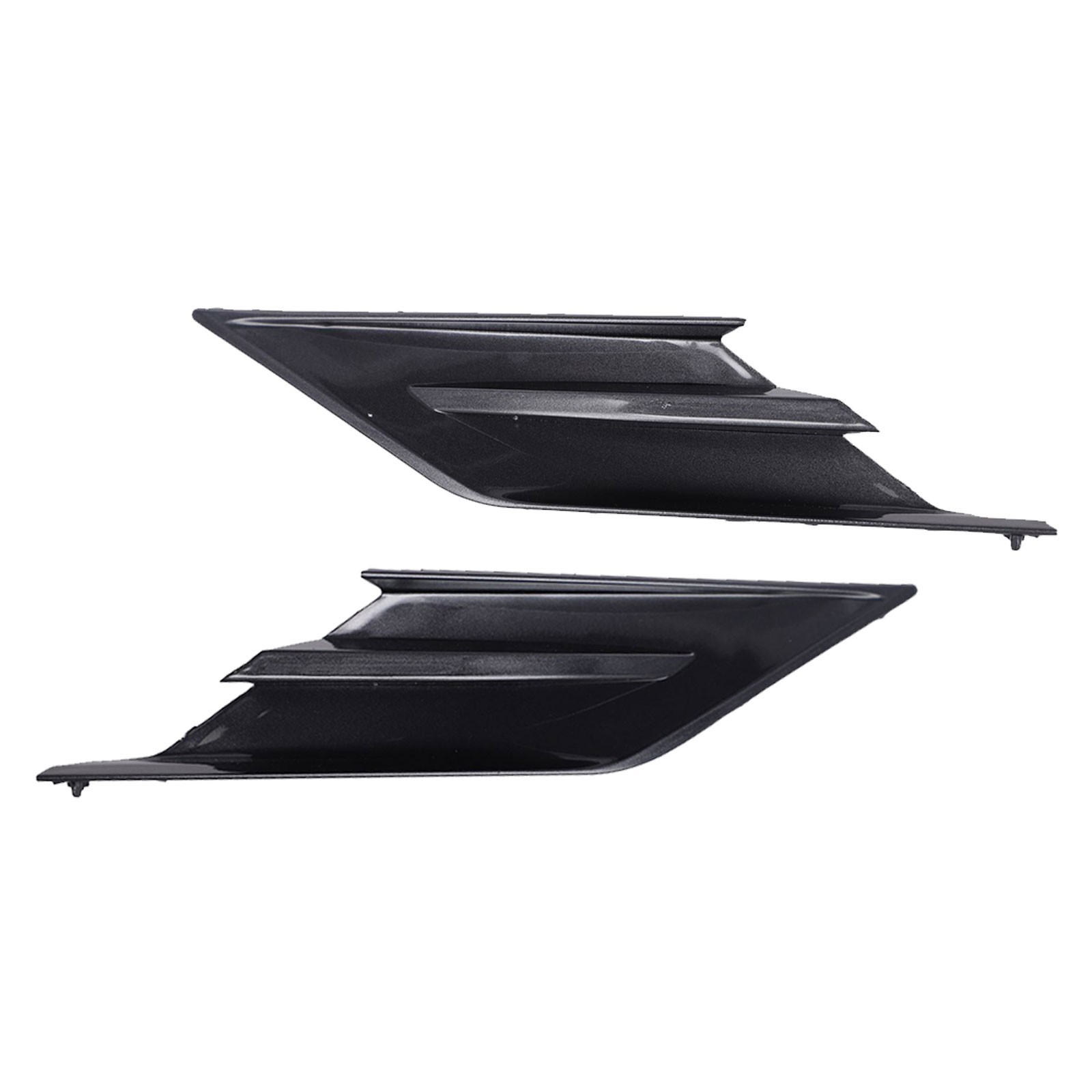 Bumper Grille Trim Fits OE Mounting Points PC & ABS Construction 1 Pair Included