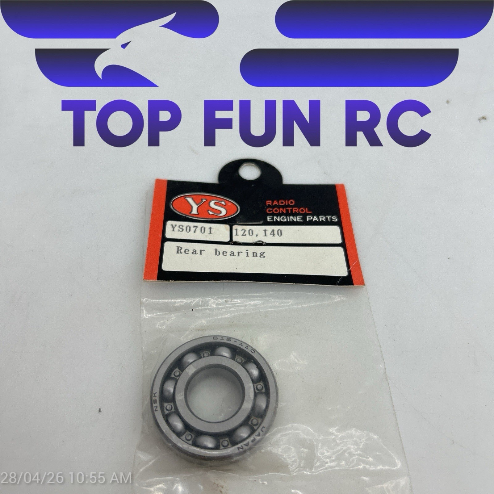 YS ENGINE PART YS0701 REAR BEARING 120 140 NIP