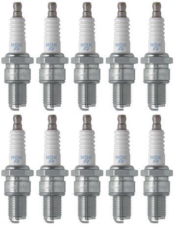 Set of 10 NGK Standard Spark Plugs ski-Doo FORMULA MACH I 1992-1991 Engine 620cc