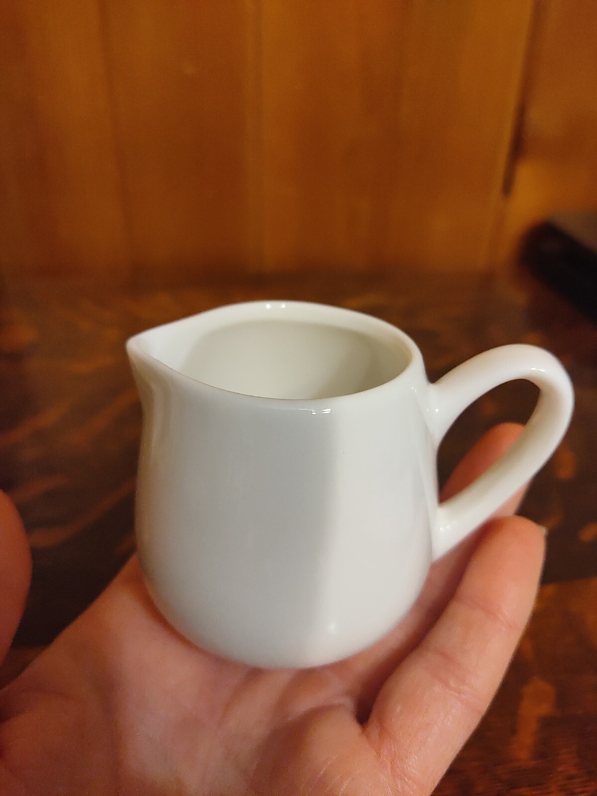 American Metalcraft PBC45 4 oz Porcelain Creamer
