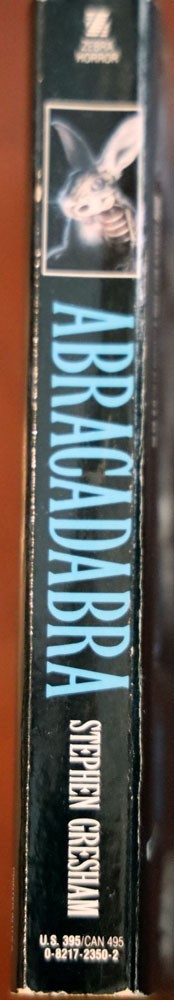 ABRACADABRA by Stephen Gresham 1988 Vintage Zebra Horror Paperback 1st Printing