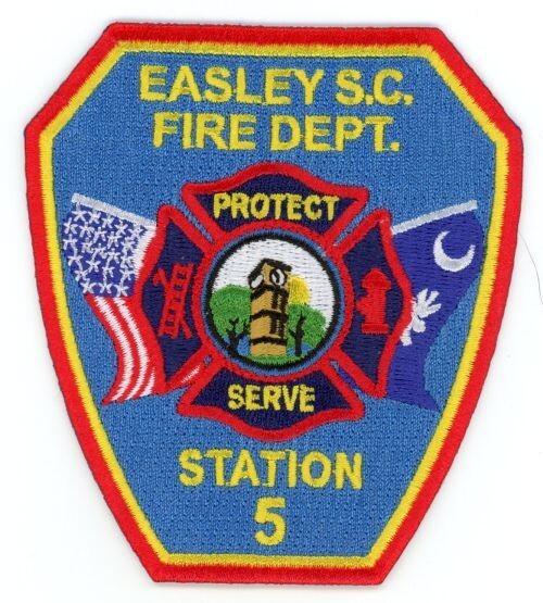 SOUTH CAROLINA SC EASLEY FIRE DEPARTMENT NICE SHOULDER POLICE SHERIFF