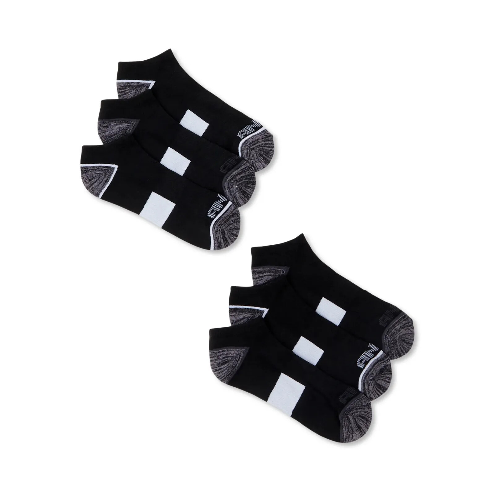 AND1® Men's Pro Platinum Low Cut Socks 6-Pack " FRESH~HIGH PERFORMANCE "