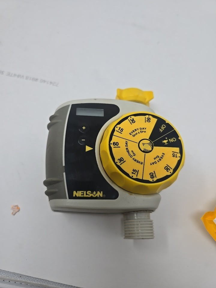 Nelson 9 Selection Pre-set Water Timer New Digital LCD WM5920J