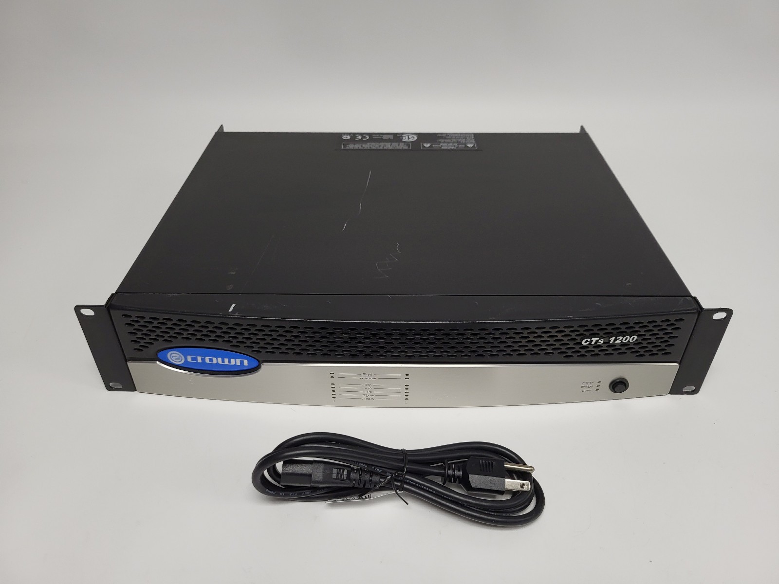 Crown CTs 1200 2-Channel 600W Per Channel Power Amplifier w/BBY PIP 2 Card