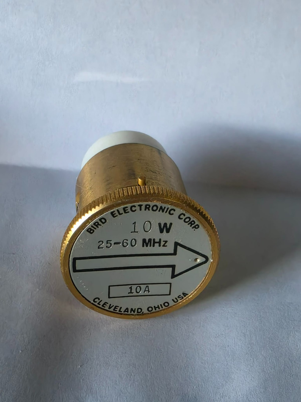 Bird 10A Plug-in Element 0 to 10 watts  25-60 MHz for Bird 43 Wattmeters