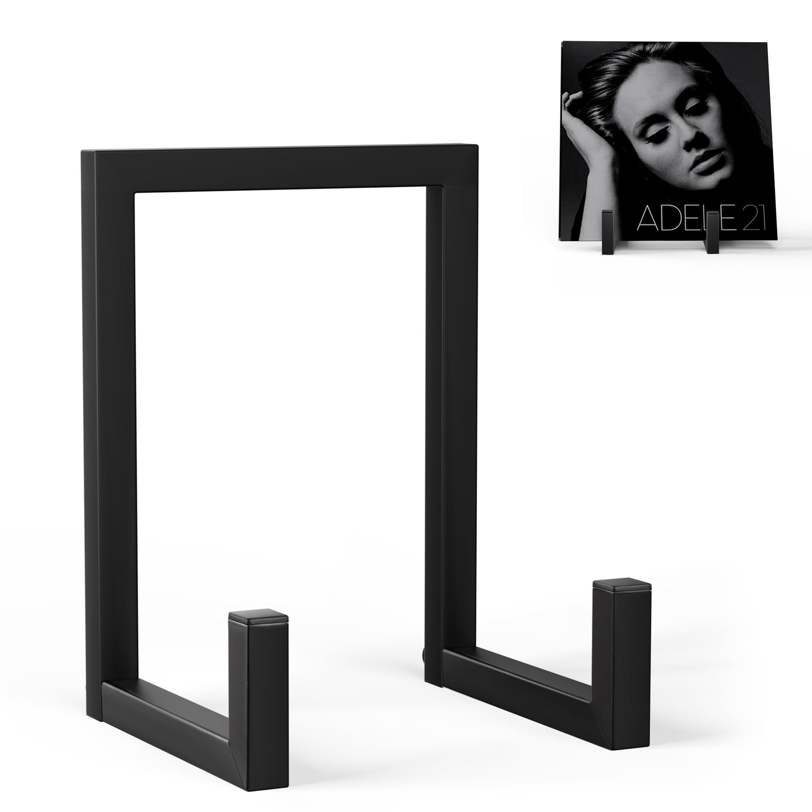 Vinyl Record Stand & Holder, Metal Vinyl Storage Display, Record Holder