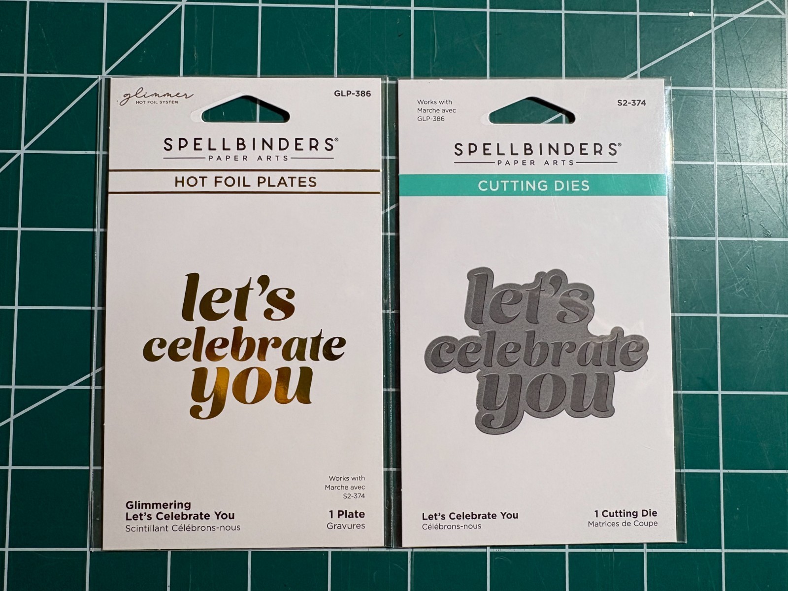 Spellbinders “Let’s Celebrate You” Hot Foil Plate and Coordinating Cutting Die