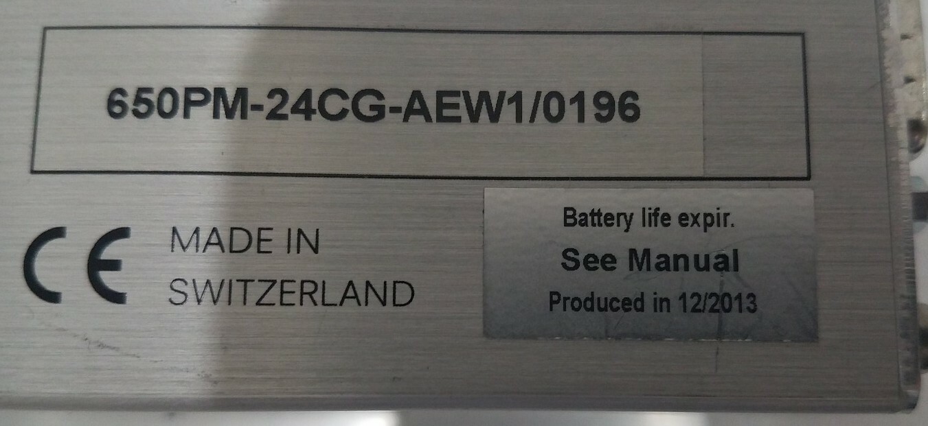VAT Adaptive Pressure Controller PM6 650PM-24CG-AEW1/0196, used.
