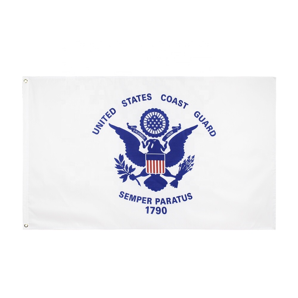 United States Coast Guard Flag 3ft X 5ft