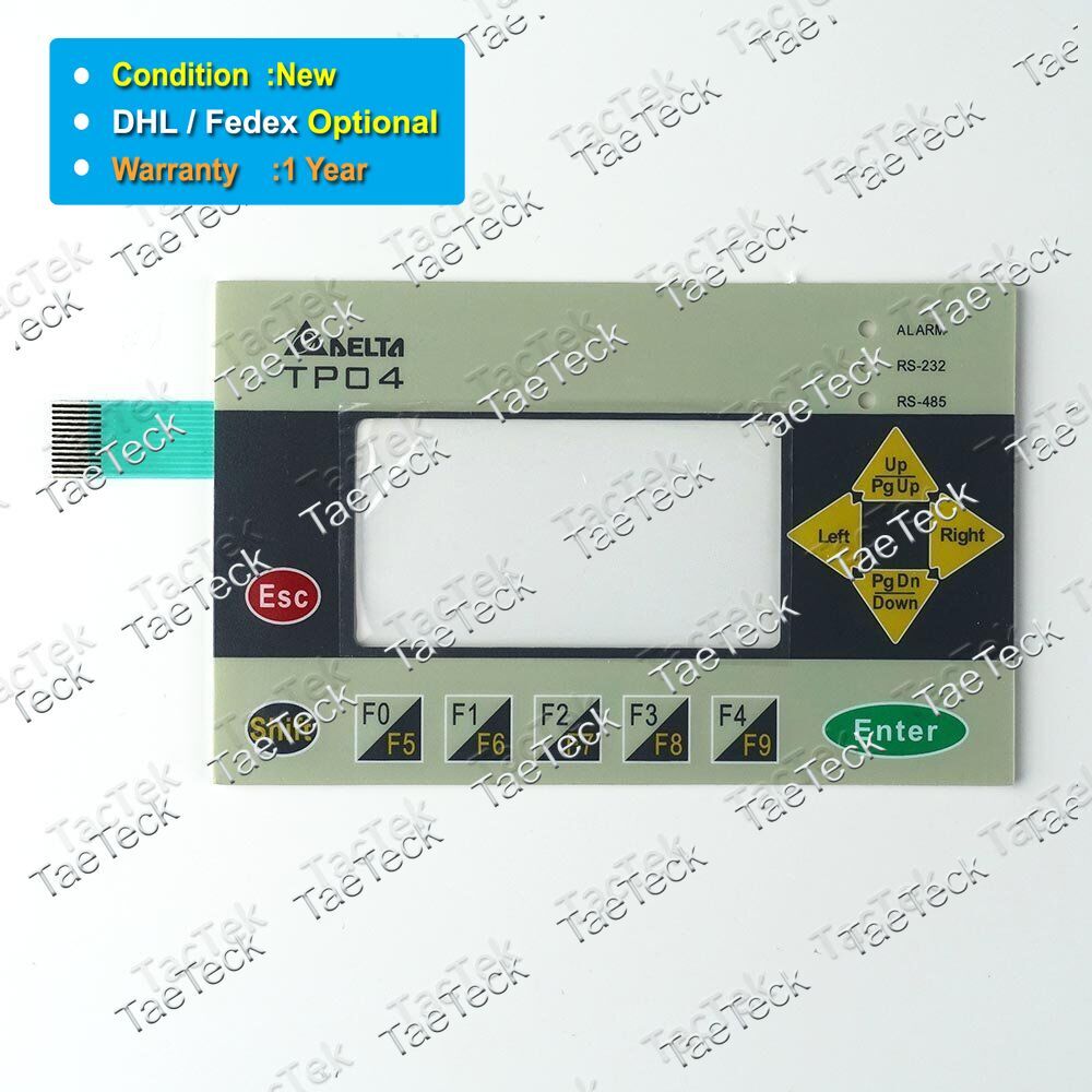 For TP04G-AS1 Membrane Keypad Keyboard Switch for DELTA TP04G-AS1 NEW #