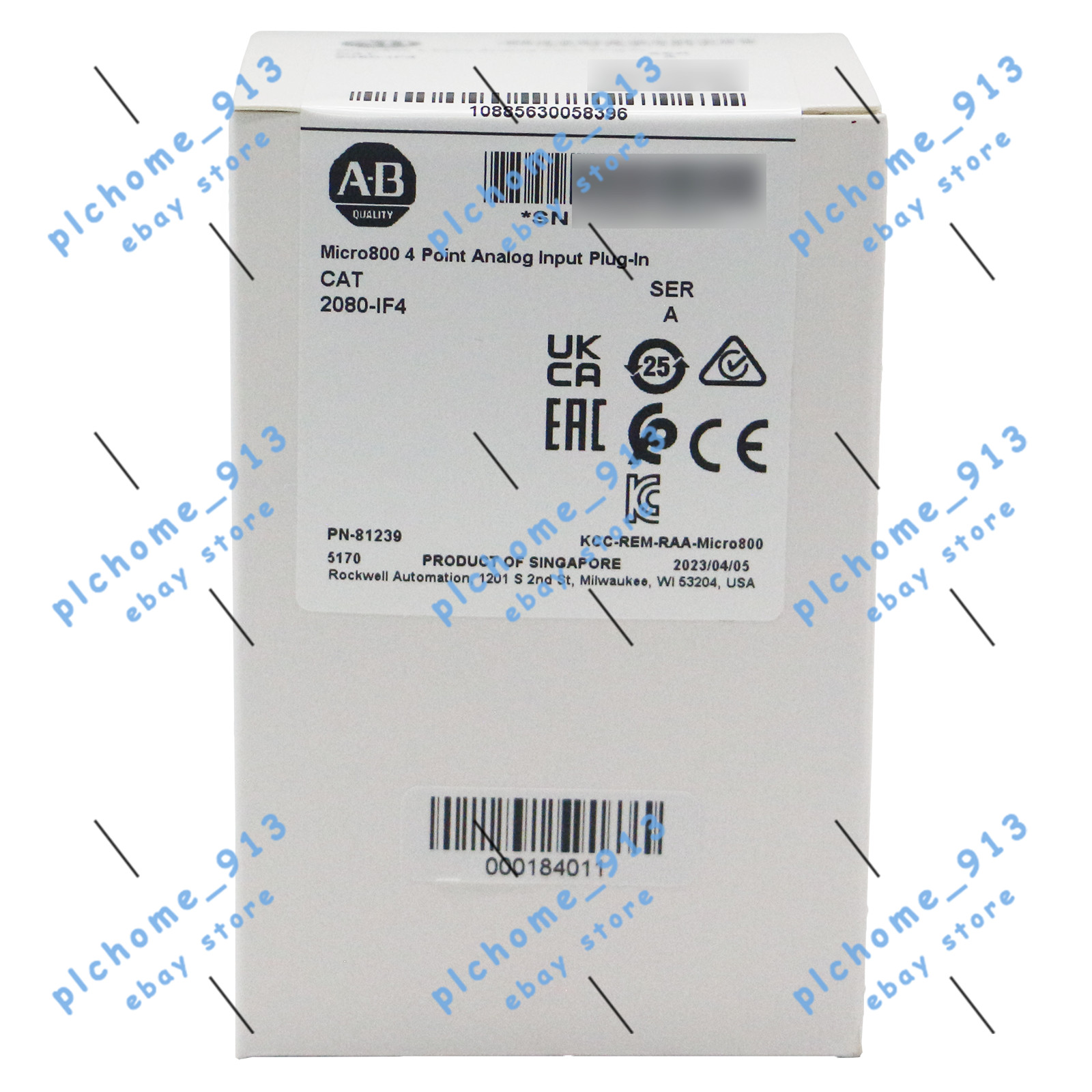 New Allen-Bradley 2080-IF4 2080 Micro800 System 4 Point Analog Input Plug-In