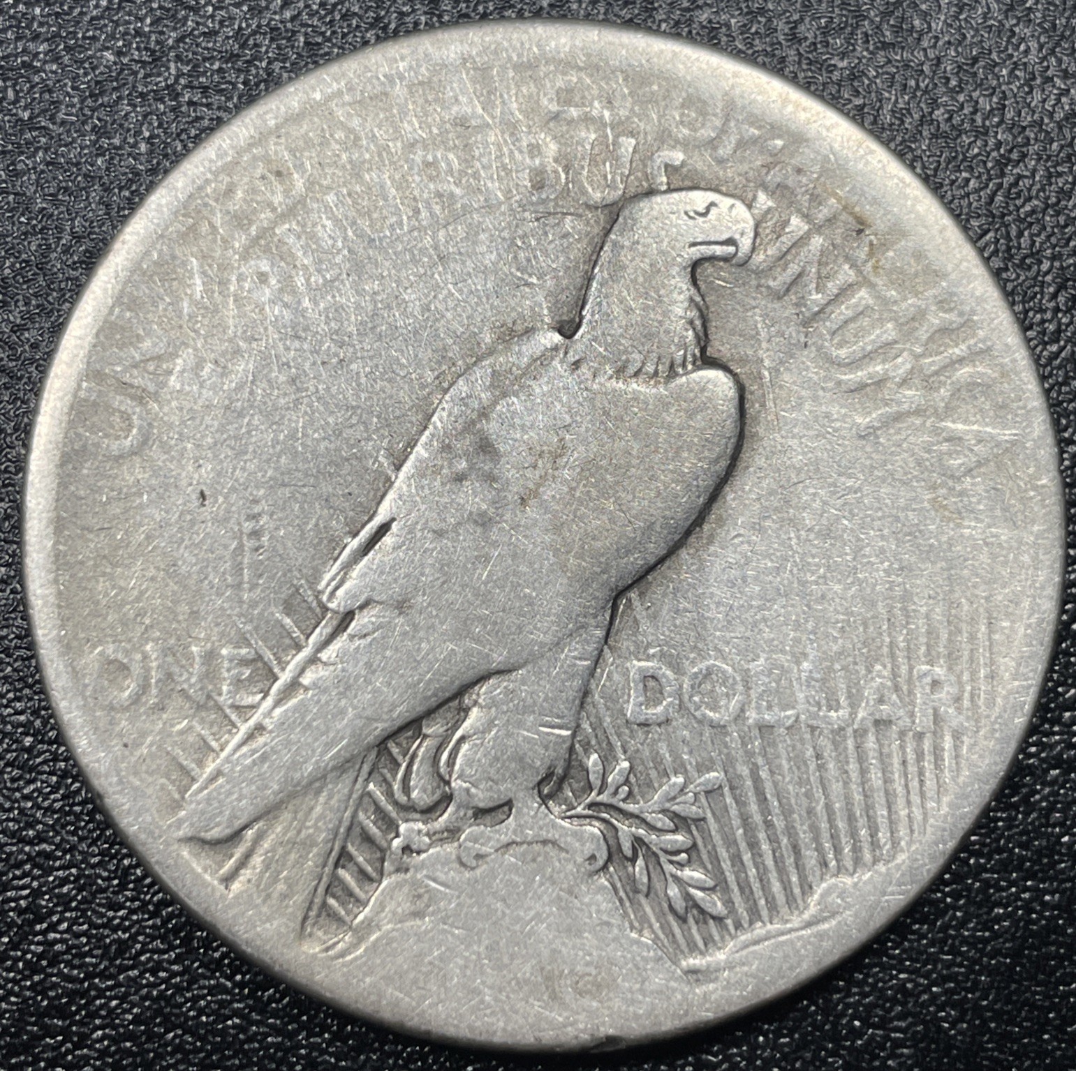 1921 Peace Silver Dollar $1 VG Details Key Date
