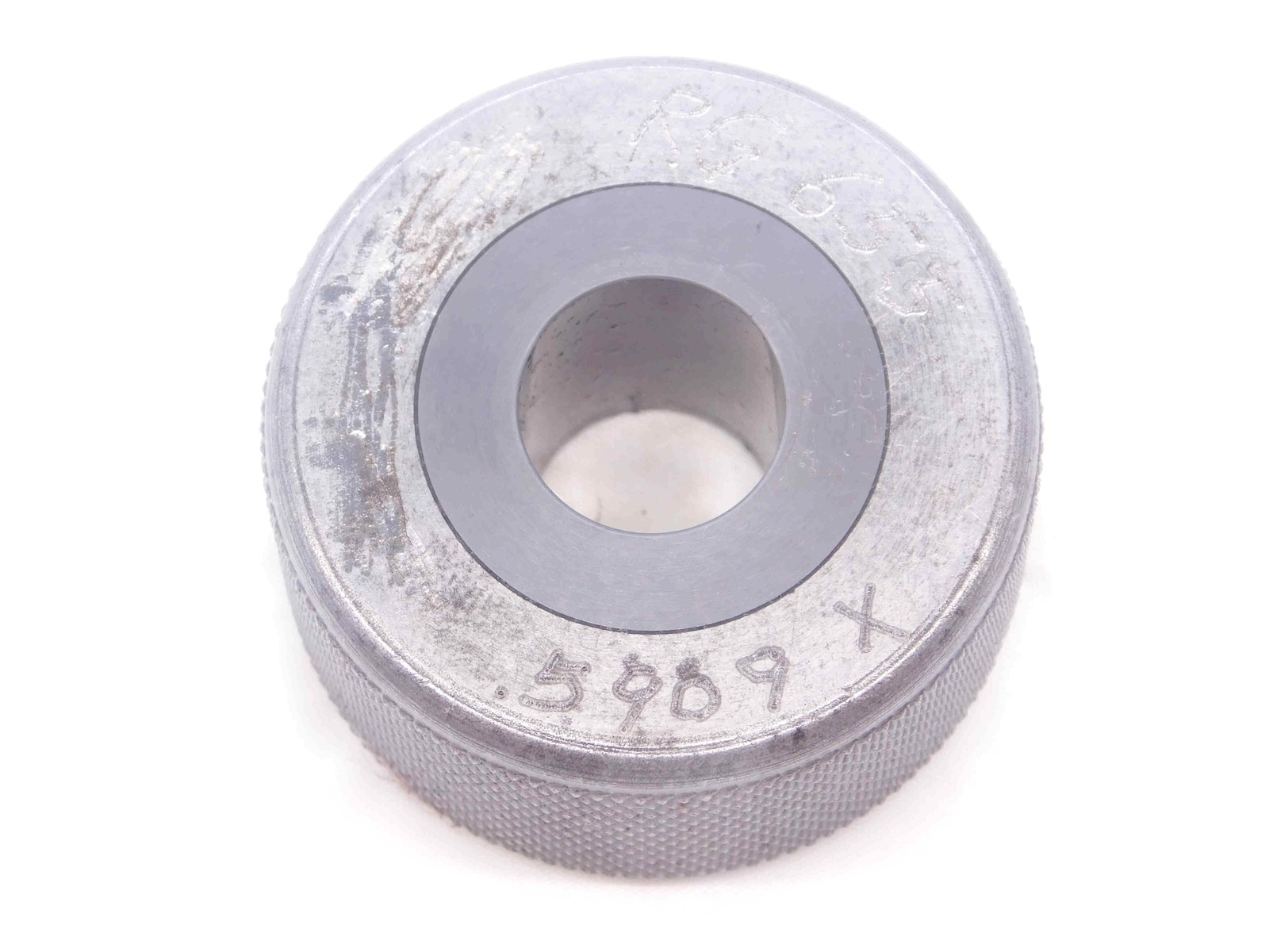 .5909 CL X CARBIDE MASTER PLAIN BORE RING GAGE .5938 -.0029 19/32 15 mm CHECK