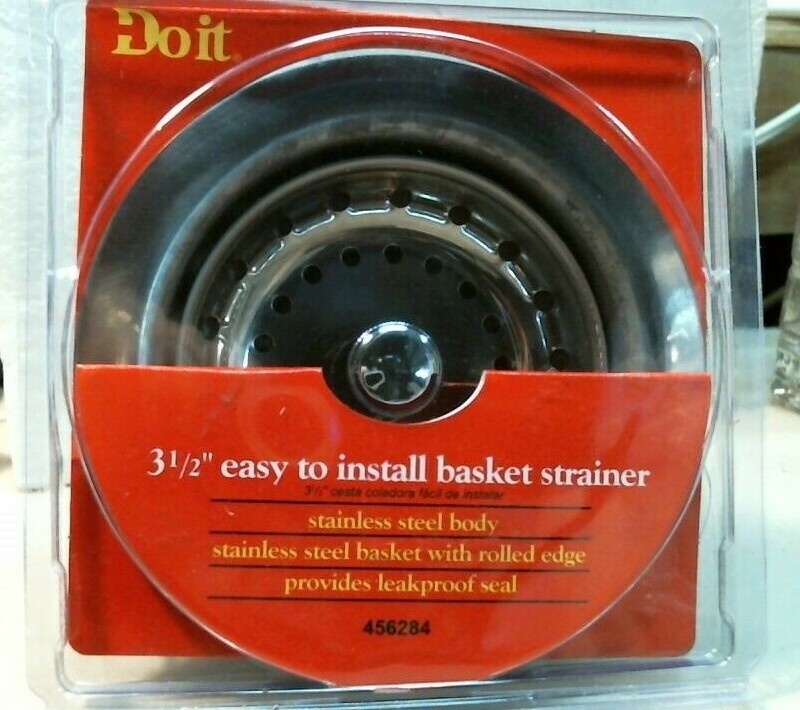 DoitBest 456284 Basket Strainer, Stainless Steel, FREE SHIPPING