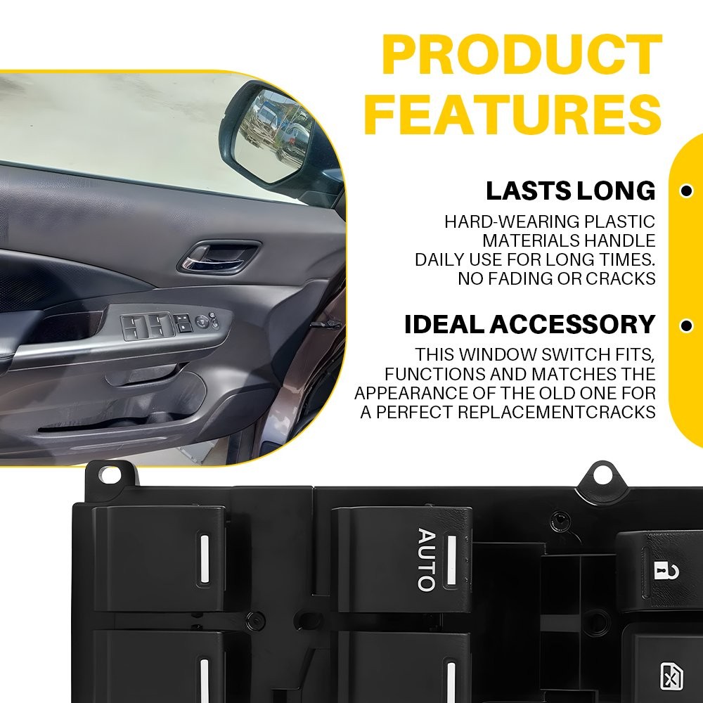 New Driver Left Master Power Window Door Switch For Honda CRV 2011 2012 2013
