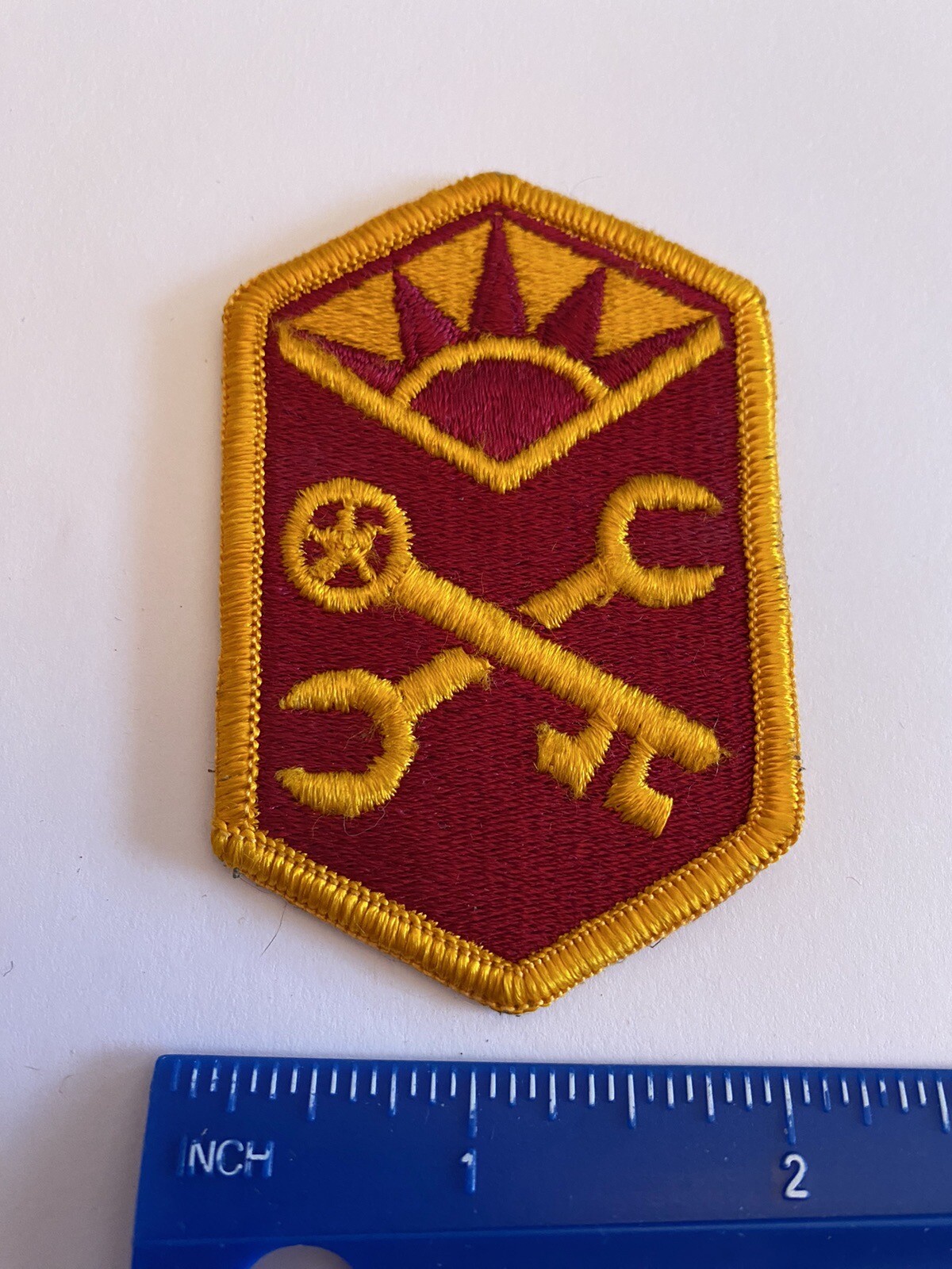 US Army Advance Weapons Support Command  Patch Full Color Patch INV5415