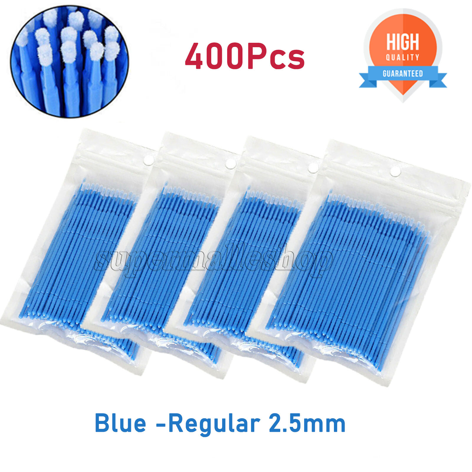 400X Dental Microbrush Disposable Bendable Applicators Tips Micro Brush Cleaning