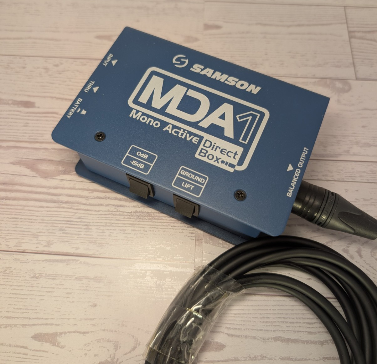 Samson MDA1 - NEW* Condition - Mono Direct Box with XLR Cable