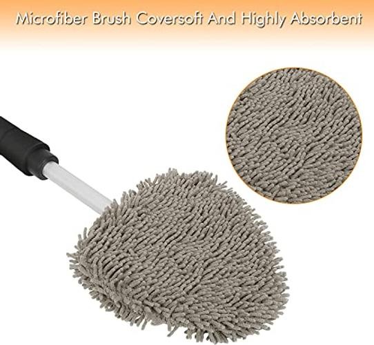 Car Windshield Cleaning Tool, Car Inside Window Cleaner Tool with 19 inch-2pc