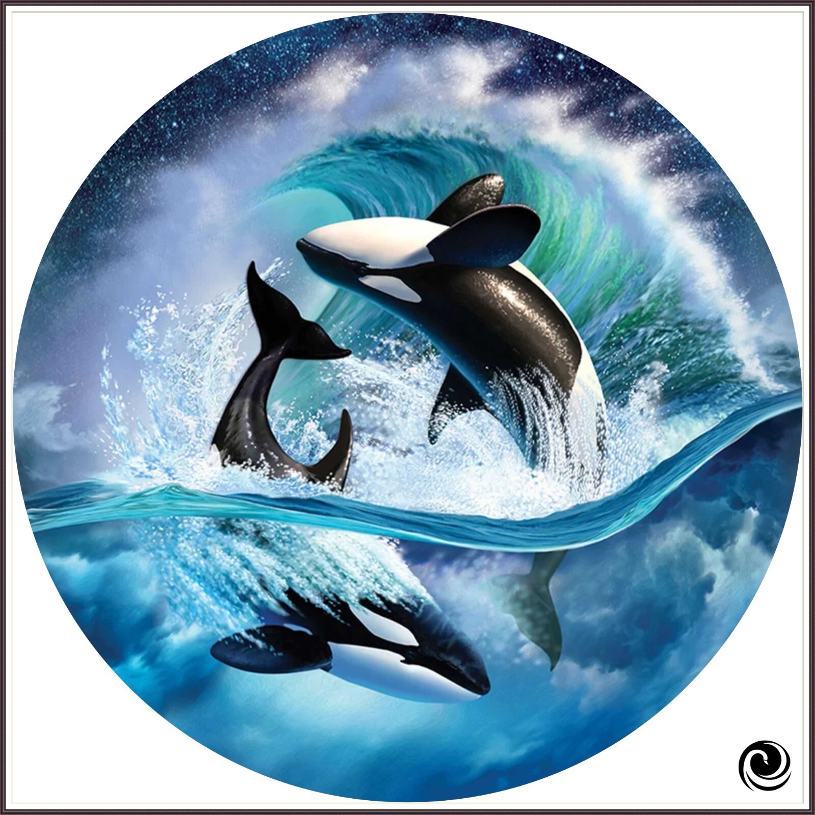 Dolphonic Symphony 158 Chart Counted Cross Stitch Pattern Needlework