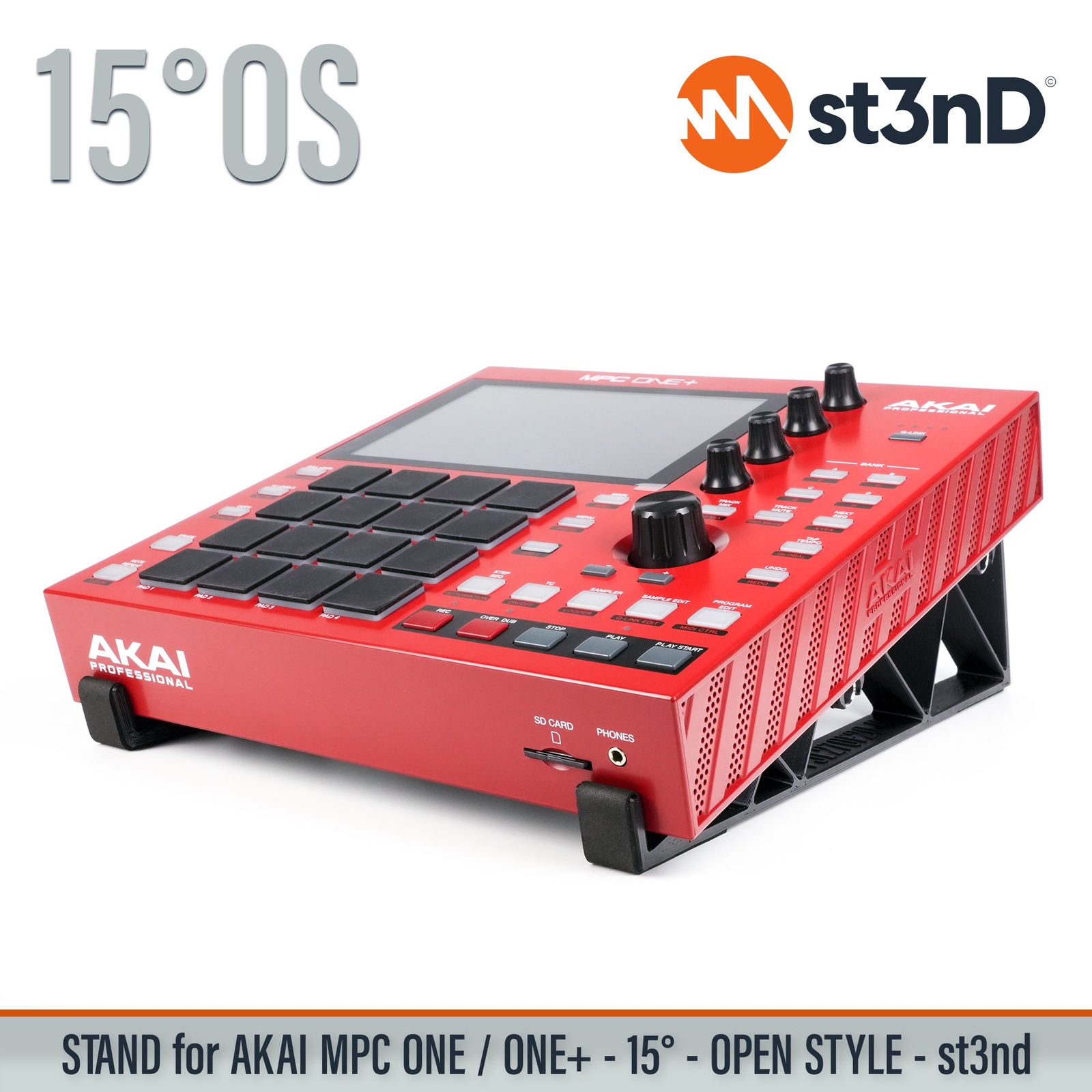 STAND for AKAI MPC ONE / ONE+ - 15° - Open Style