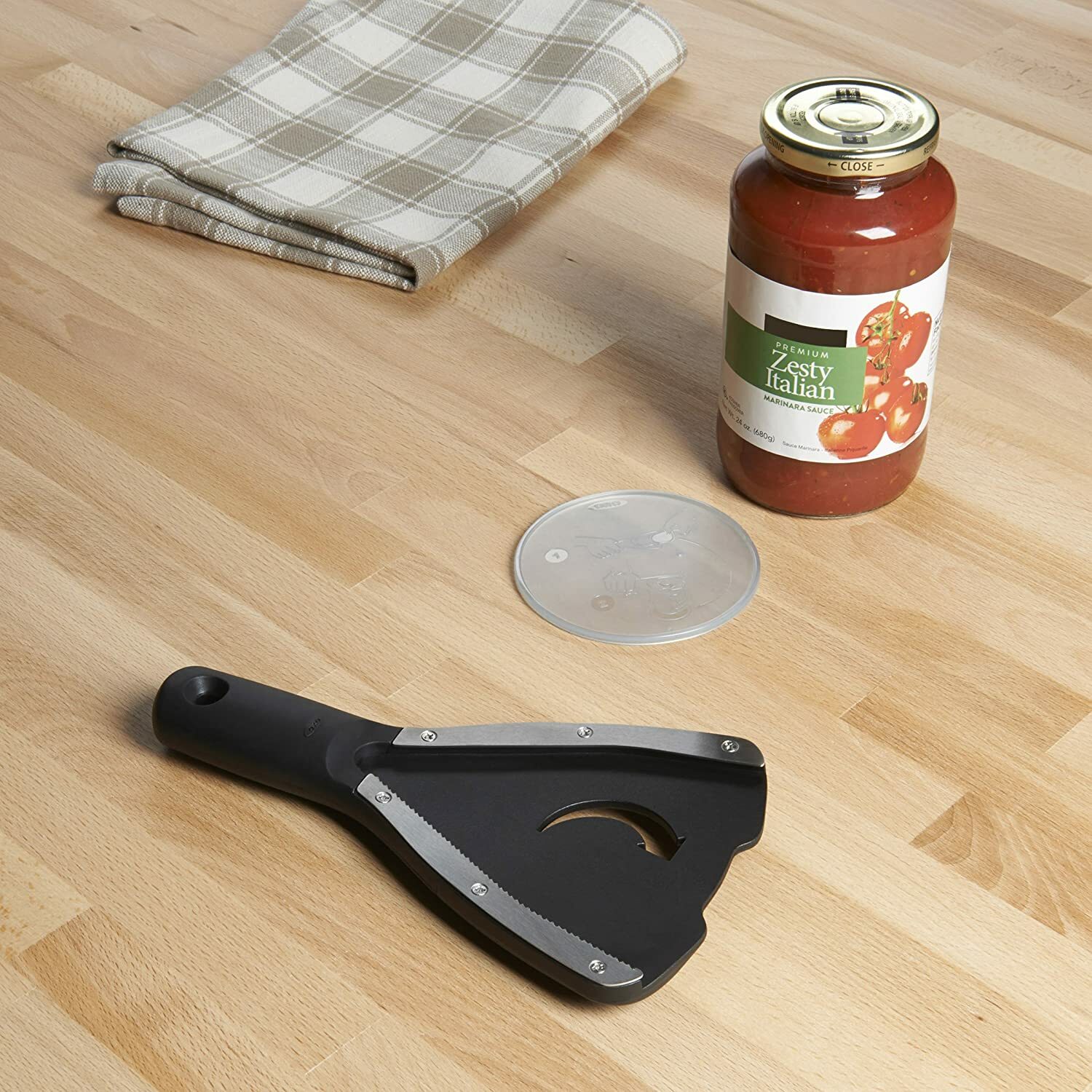 OXO Good Grips Jar Opener With Base Pad - Black - Dishwasher Safe
