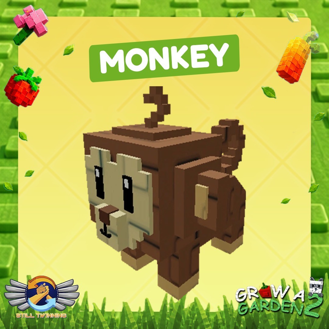7x  Monkey - Grow a Garden 2 - Cheap & Fast Delivery 24/7 | GAG 2 Roblox