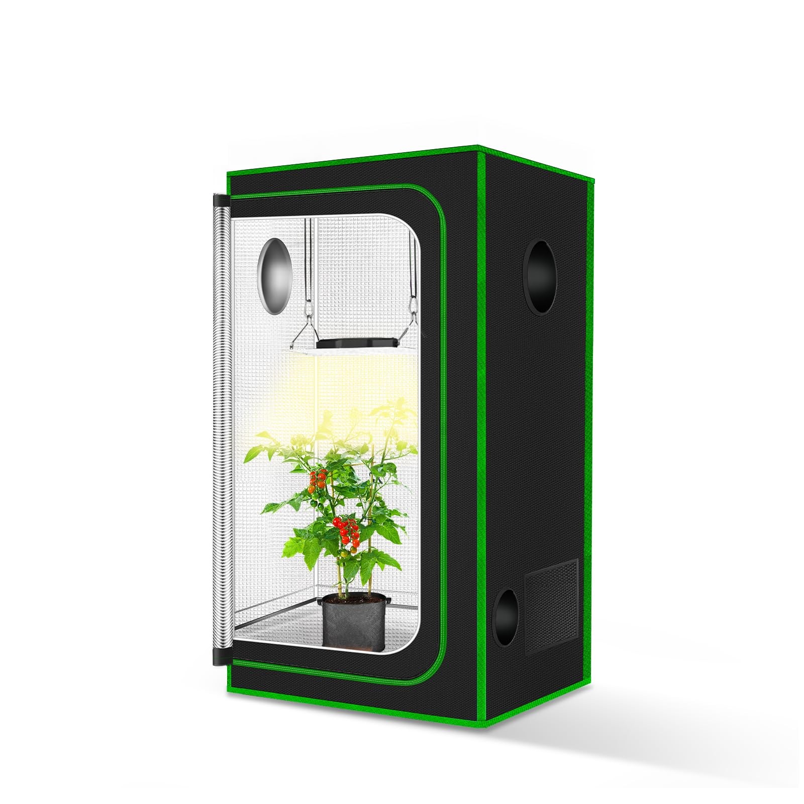 MELONFARM Small Grow Tent for Aerogarden，18”x18”x36” 18”x18”x36”, Black