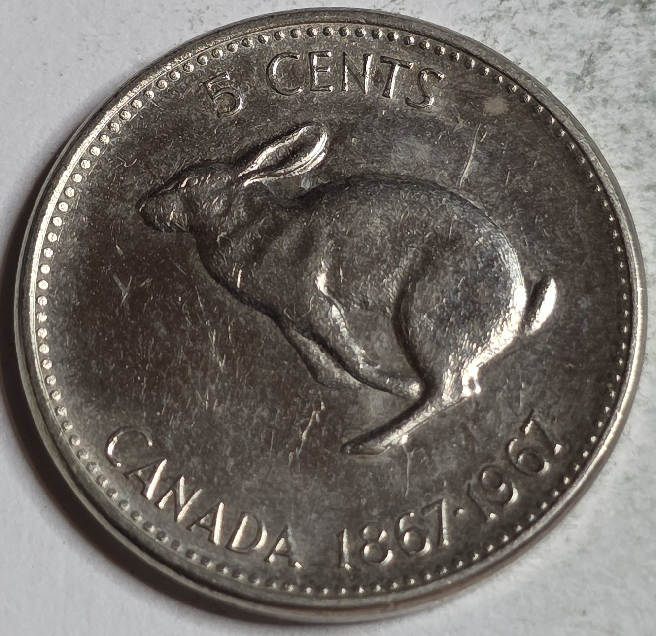 Canada 1967 5 Cents - 100th Anniversary of Canada