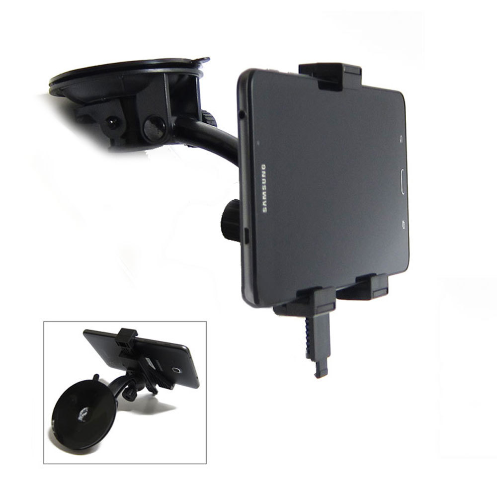 Car Windshield Suction Mount For 8" Samsung Galaxy Tab E SM-T377A Tablet