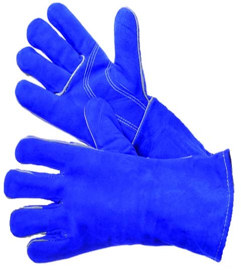 PREMIUM WELDING LEATHER GLOVES WITH REINFORCED THUMB - 1 PAIR - Large
