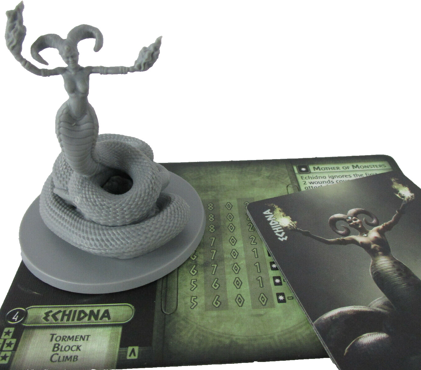 MYTHIC BATTLES: Pantheon ECHIDNA Mini & Cards NEW!!