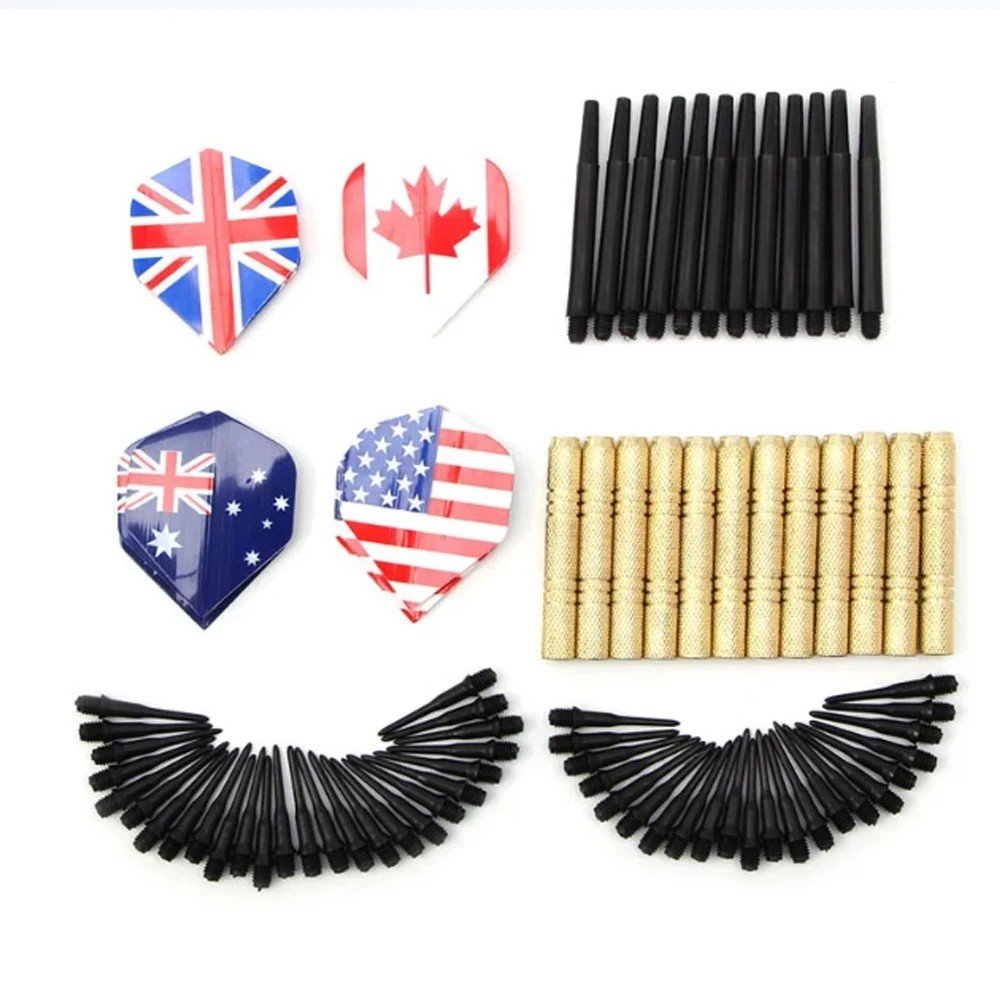 12PCS Soft Tip Darts Set 14g with 100 Extra Plastic Tips for Electronic board