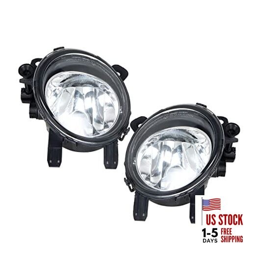 Pair Front Fog Light Cover Replacement for F22 F30 F35 328i 2012 2013 2014