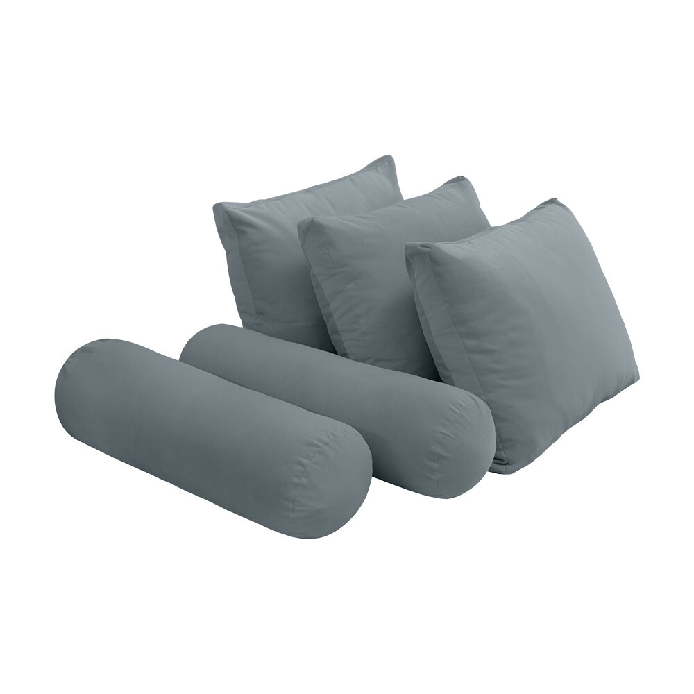 Model V3 Twin-XL Velvet Knife Edge Daybed Mattress Pillow Complete Set AD347