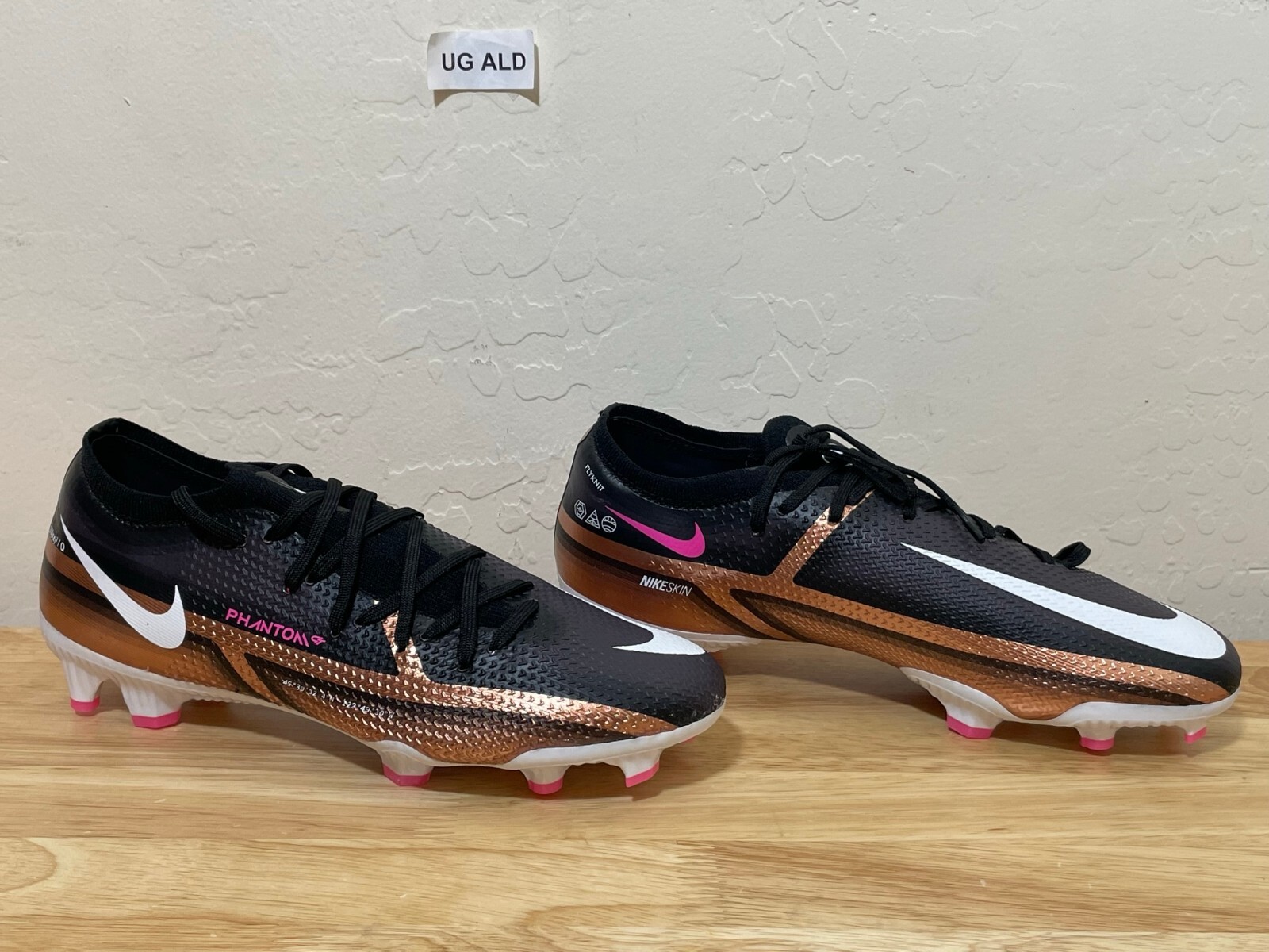 Nike Phantom GT2 Pro FG Black/Copper Soccer Cleats Size Men's 6=W7.5 DR5959-810