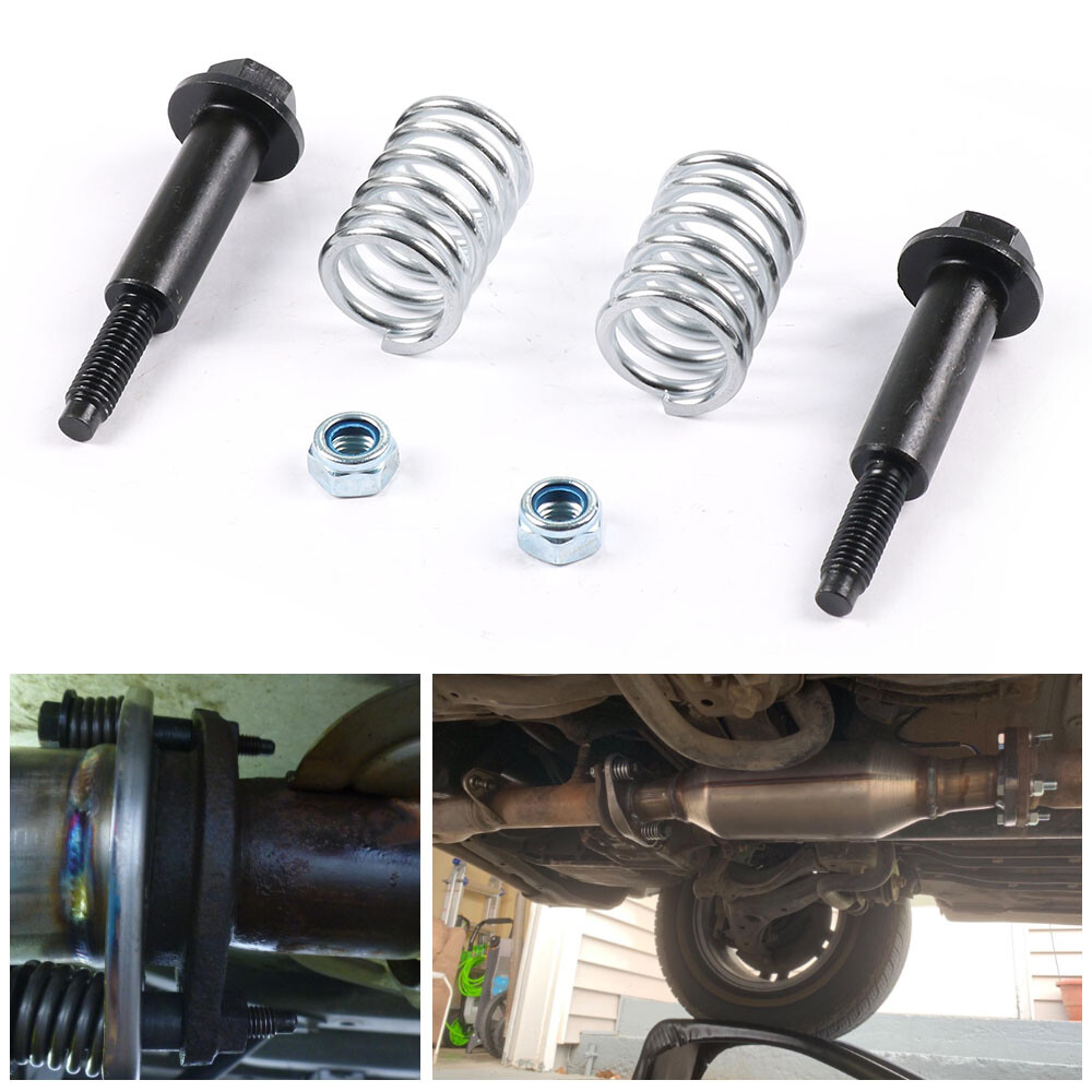 For Walker Exhaust Bolt and Spring Cap Repair Kit Muffler M8x1.25 Stud Nut Kit