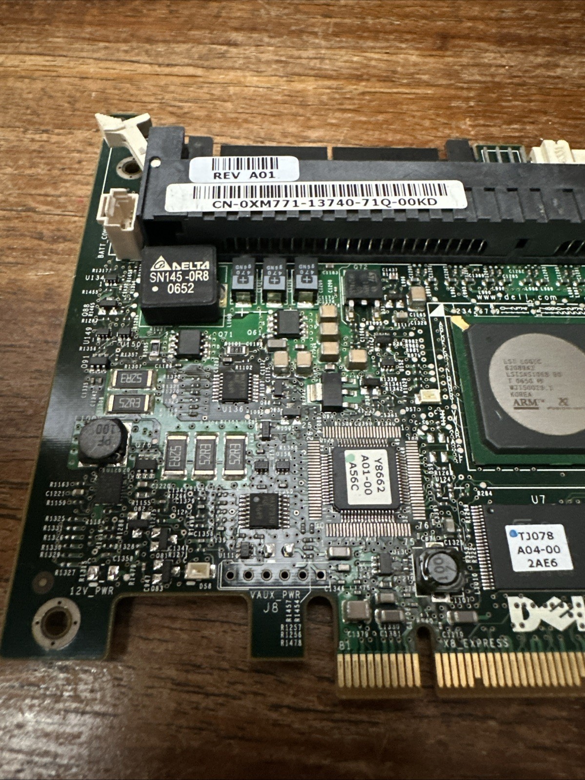 Dell PERC 5/i PCIe SAS RAID Controller Card LSI MegaRAID Internal Server Card