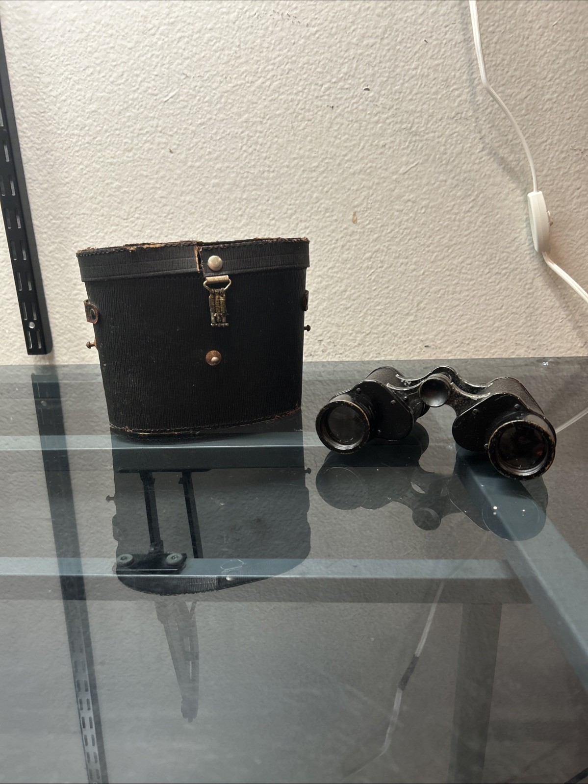 Carl Zeiss Jenna Telefort 12X Binoculars Set # 169842 Made Around 1918 W/Case