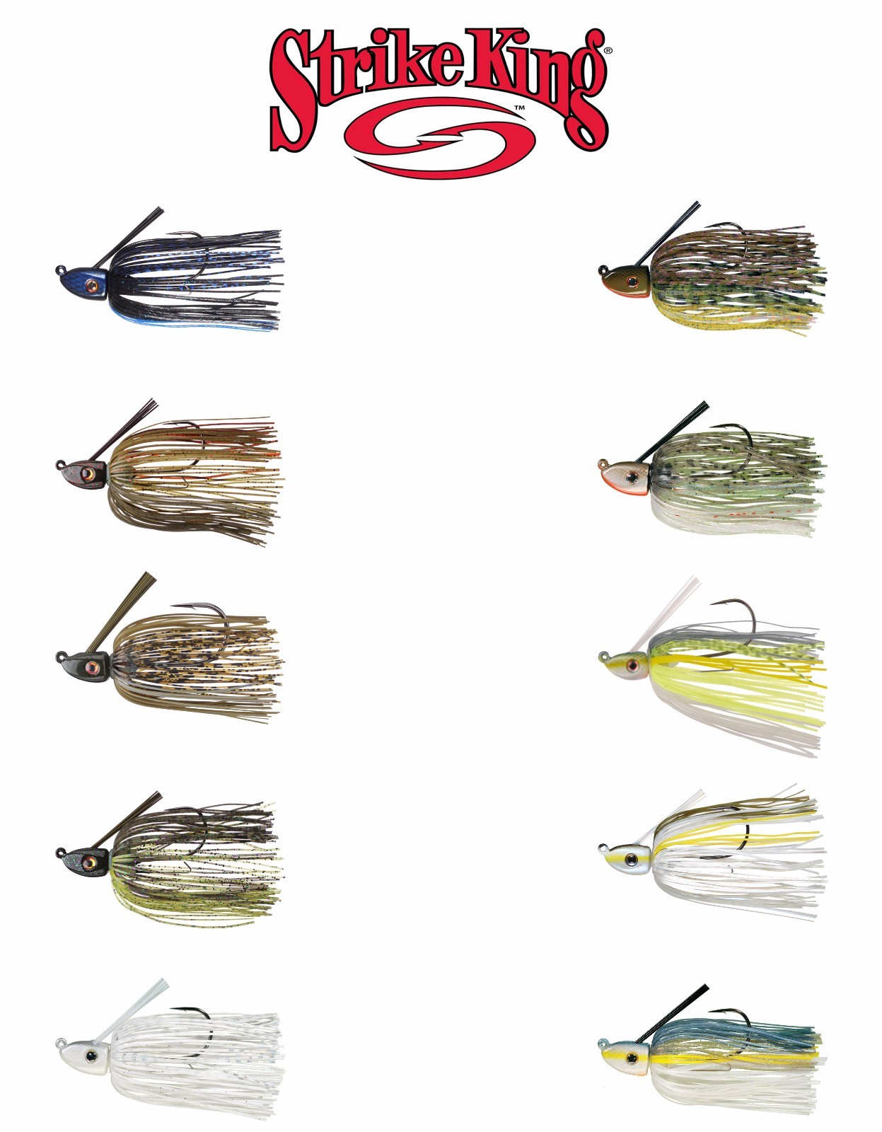 Strike King Tour Grade Swim Jig - Select Size/Color(s)