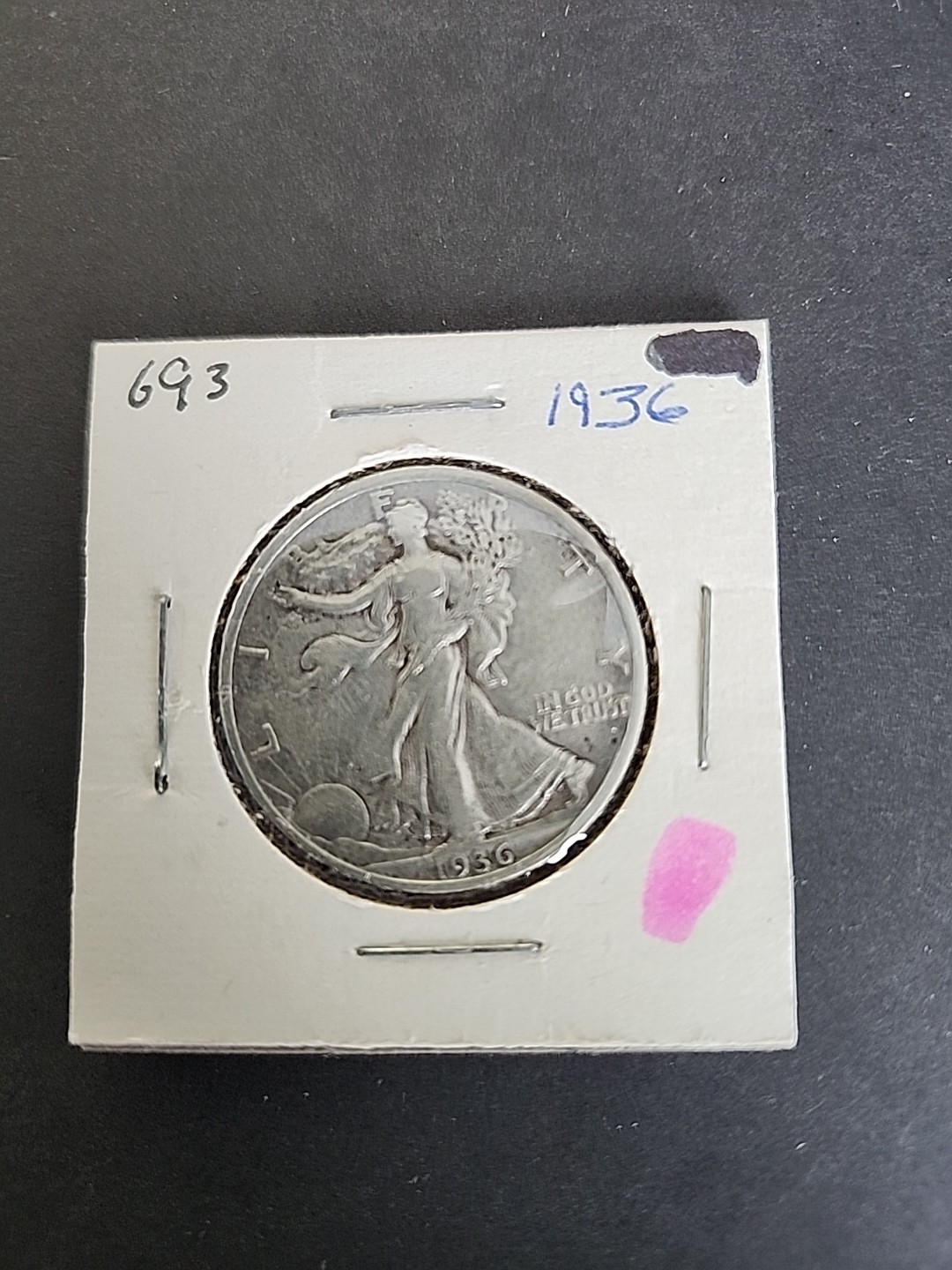 1936 Walking Liberty Half Dollar In Very Fine Condition