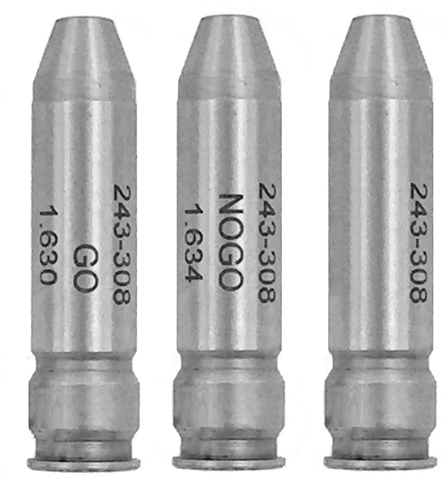 Forster Products .308 Win GO, NO-GO, & FIELD Headspace Gauge Set SAAMI